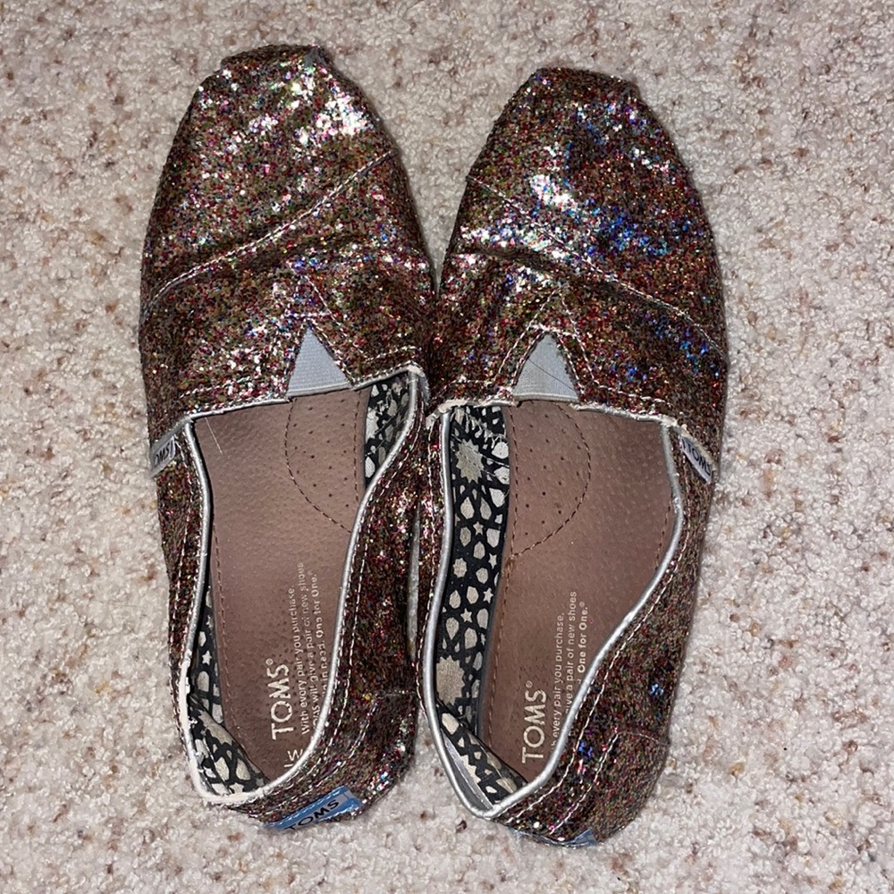 COPY - Sparkly Multi-Colored Glitter TOMS